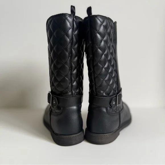 Girls Black Riding Boots - Picture 2 of 9